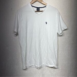 Guys US Polo size L white tee